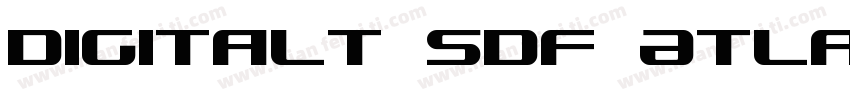 Digitalt SDF Atlas字体转换